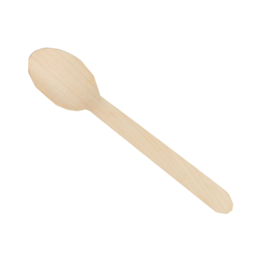 Verive Holzlöffel Einwegbesteck, gewachst, 16 cm 1 Packung = 100 Stück - Bild-Darstellung des Produktes 1