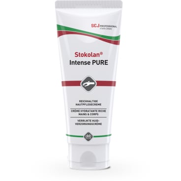 Stokolan® Intense PURE reichhaltige Hautpflegecreme, unparfümiert 1 Karton = 12 Tuben à 100 ml - Bild-Darstellung des Produktes 1