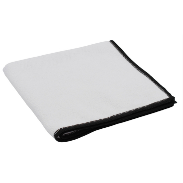 De Witte Recycelt Soft 83 Mikrofasertuch, 300 g/m² 1 Packung = 5 Tücher, Farbe: schwarz/weiß - Bild-Darstellung des Produktes 1
