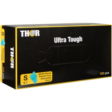 ABENA® Thor Ultra Tough Einmalhandschuhe, Nitril, grün 1 Packung = 100 Stück, Größe S - Bild-Darstellung des Produktes 1