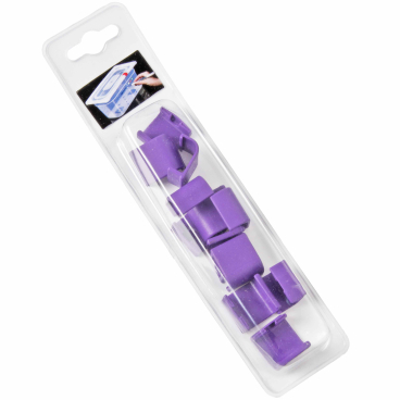 HENDI Farbclips für GN Behälter 1 Packung = 12 Stück, Farbe: violett - Bild-Darstellung des Produktes 1