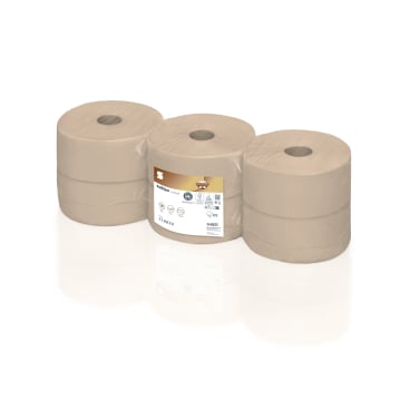 Satino PureSoft Jumbo-Toilettenpapier, 2-lagig, JT2 1 Packung = 6 Rollen à 1520 Blatt (380 m) - Bild-Darstellung des Produktes 1