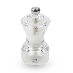 Peugeot Salzmühle Vittel - Aus Klarem Acryl, 16 Cm Hoch, Mit Keramik-Mahlwerk Gegen Korrosion