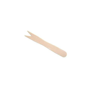 Greenbox Pommesgabel Einwegbesteck, Holz, 8,5 cm 1 Karton = 10 Packungen à 1000 Stück - Bild-Darstellung des Produktes 1