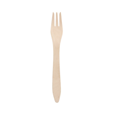 Greenbox Premium Holzgabel Einwegbesteck, biobeschichtet, 18 cm 1 Karton = 10 Packungen à 100 Stück - Bild-Darstellung des Produktes 1