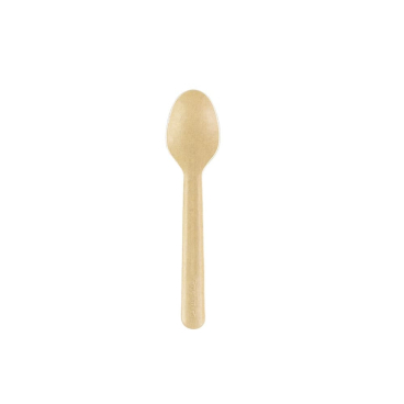 Greenbox Papierteelöffel Einwegbesteck, 11,5 cm, braun 1 Packung = 100 Stück - Bild-Darstellung des Produktes 1
