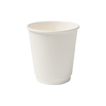 Greenbox Pappbecher doppelwandig, 200 ml, Ø 8 cm 1 Karton = 20 Packungen à 25 Stück, Farbe: weiß - Bild-Darstellung des Produktes 1