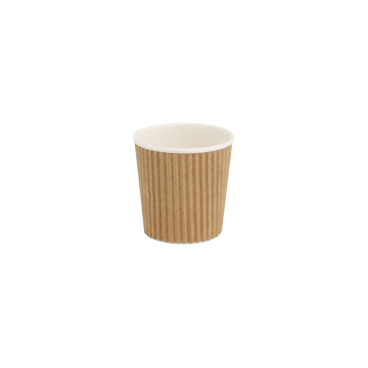 Greenbox Riffelbecher braun, 100 ml, Ø 6,2 cm 1 Packung = 25 Stück - Bild-Darstellung des Produktes 1