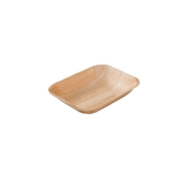 Greenbox Palmware® Teller, tief, rechteckig 1 Karton = 8 Packungen à 25 Stück, Maße (L x B): 16 x 13 cm - Bild-Darstellung des Produktes 1