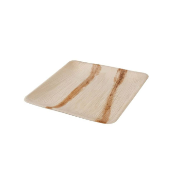 Greenbox Palmware® Teller, quadratisch 1 Karton = 8 Packungen à 25 Stück, Maße (L x B): 25 x 25 cm - Bild-Darstellung des Produktes 1