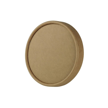 Greenbox Becherdeckel, rund, Ø 9 cm 1 Packung = 25 Stück, Farbe: braun - Bild-Darstellung des Produktes 1