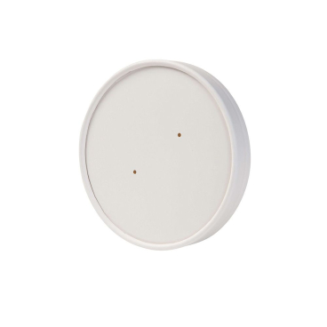 Greenbox Karton-Membran Deckel für Suppenbecher, weiß, Ø 11,6 cm 1 Karton = 20 Packungen à 25 Stück - Bild-Darstellung des Produktes 1