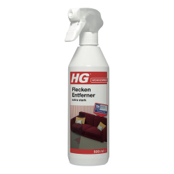HG International B.V. HG Fleckenentferner, extra stark, Fleckenlöser zur Entfernung von hartnäckigen Flecken, 500 ml - Flasche 144050105