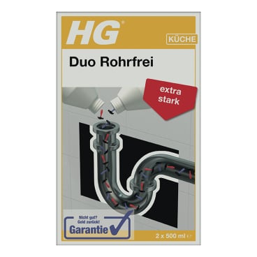 HG Duo Rohrfrei 1 Set = 2 Flaschen à 500 ml - Bild-Darstellung des Produktes 1