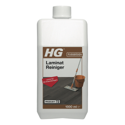 HG International B.V. HG Produkt 72, Laminat Reiniger, Laminatreiniger für alle Laminatböden, 1 Liter - Flasche 349100105