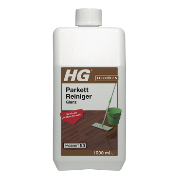 HG Produkt 53, Parkett Reiniger Glanz 1 Liter - Flasche - Bild-Darstellung des Produktes 1