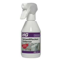 HG International B.V. HG Schweißflecken Entferner, Schweißflecken Entferner zur effektiven Vorbehandlung, 250 ml - Flasche 634025105
