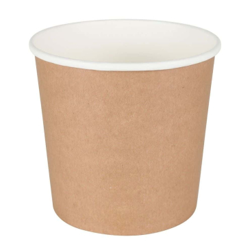 Greenbox Kartonbecher, braun, 650 ml, Ø 11,4 cm 1 Karton = 10 Packungen à 25 Stück - Bild-Darstellung des Produktes 1