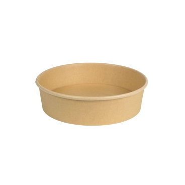 Greenbox Premium Kartonschalen, braun, Ø 18,5 cm 1 Karton = 6 Packungen à 50 Stück, Fassungsvermögen: 700 ml - Bild-Darstellung des Produktes 1