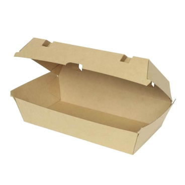 Greenbox Klappdeckelbox, braun, 24,8 x 13 x 7,5 cm 1 Packung = 50 Stück - Bild-Darstellung des Produktes 1