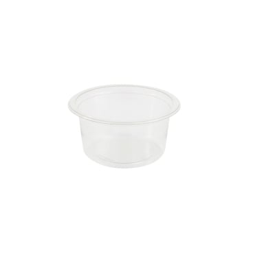 Greenbox Deli Becher, rPET, transparent, Ø 12,3 cm 1 Karton = 9 Packungen à 50 Stück, Fassungsvermögen: 250 ml - Bild-Darstellung des Produktes 1