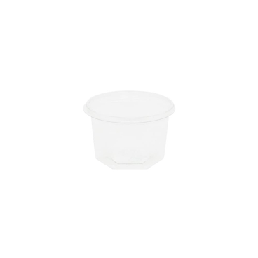 Greenbox Portionsbecher, rPET, transparent, Ø 6,5 cm 1 Packung = 100 Stück, Fassungsvermögen: 75 ml - Bild-Darstellung des Produktes 1