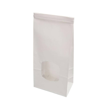 Greenbox Bodenbeutel M, PP-Folie, 11,5 x 7 x 24,5 cm 1 Karton = 400 Stück, Farbe: weiß - Bild-Darstellung des Produktes 1