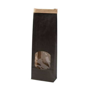 Greenbox Blockbeutel S, PP-Folie, 9 x 4,5 x 26 cm 1 Karton = 500 Stück, Farbe: schwarz - Bild-Darstellung des Produktes 1