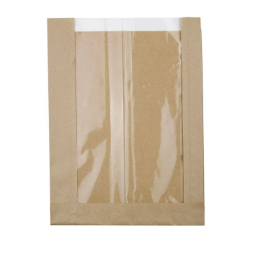 Greenbox Faltenbeutel, braun, 20 + 5 x 25 cm 1 Karton = 500 Stück - Bild-Darstellung des Produktes 1