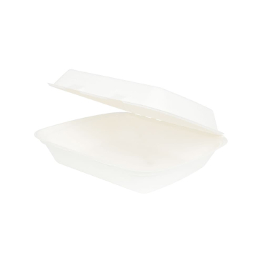 Greenbox Menüschale mit Klappdeckel, HP4, 25 x 20 x 7,5 cm 1 Karton = 4 Packungen à 50 Stück - Bild-Darstellung des Produktes 1