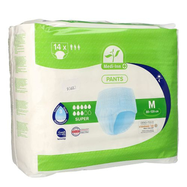 Lifemed® Inkontinenzhose "SUPER", hautfreundlich 1 Packung = 14 Stück, Größe M - Bild-Darstellung des Produktes 1
