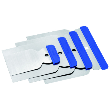 Flächenspachtel-Set, 4-teilig 1 Set, Material: Stahl, blau - Bild-Darstellung des Produktes 1