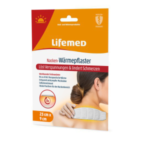 Lifemed® Medi-Inn® Nacken-Wärmepflaster, 23 x 9 cm, weiss