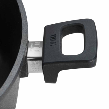 Produktbild von Woll Nowo Titanium Guss-Grillpfanne Viereckig - Induktiv -, Mit Rillen
