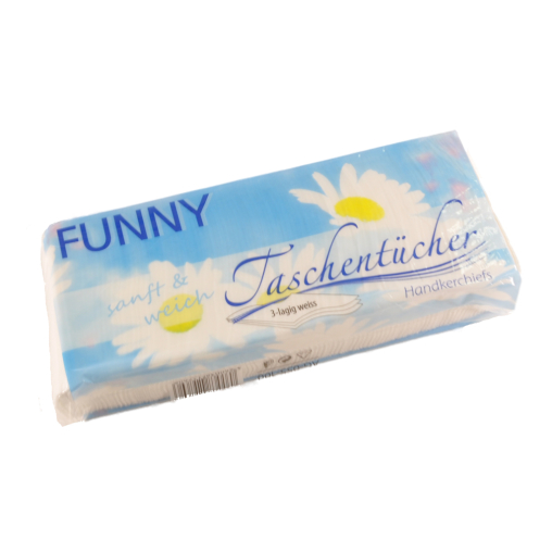 Taschentücher, 3-lagig, weiß