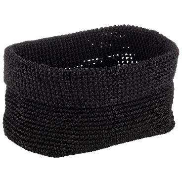 APS Häkelkorb, schwarz Maße (L x B x H): 24 x 17 x 12 cm - Bild-Darstellung des Produktes 1