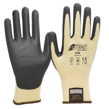 NITRAS® TAEKI Schnittschutzhandschuhe, verstärkte Beuge 1 Karton = 100 Paar, Größe XXL (10) - Bild-Darstellung des Produktes 1