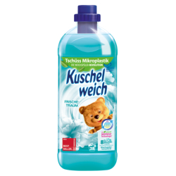 fit GmbH Kuschelweich Weichspüler 38 Wäschen, Frischetraum, Waschpflege für anhaltend frische Wäsche, 1 Liter - Flasche 4013162031399