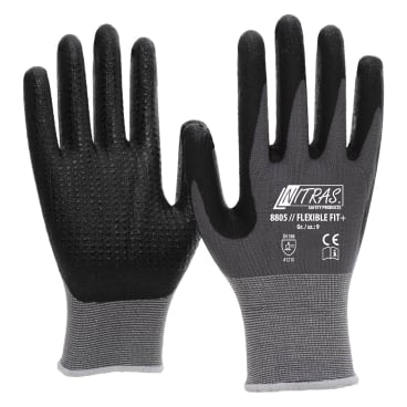 NITRAS Flexible Fit + Strickhandschuh 1 Karton = 144 Paar, Größe 9 - Bild-Darstellung des Produktes 1