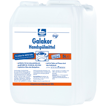 Dr. Becher Galakor Handspülmittel, parfümfrei 5-Liter-Kanister - Bild-Darstellung des Produktes 1