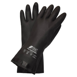AS-Arbeitsschutz GmbH NITRAS Chloroprenehandschuhe, Hochwertiger Chemikalienschutzhandschuh mit hoher Feinfühligkeit, 1 Paar, Größe 7 3460-7