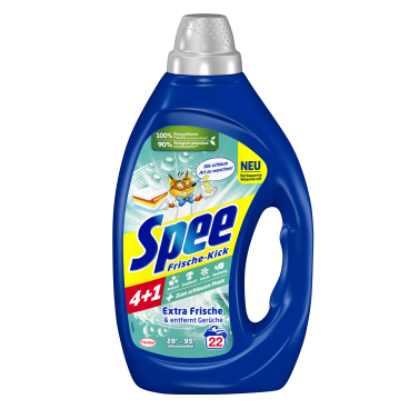 Spee Aktiv Gel Vollwaschmittel Frische Kick 4+1 990 ml - Flasche für ca. 22 Waschladungen - Bild-Darstellung des Produktes 1