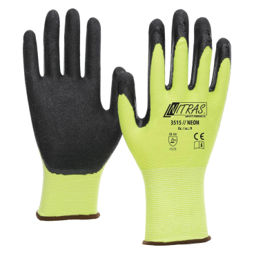 NITRAS "NEON" Strickhandschuhe 1 Karton = 144 Paar, Größe XXXL (11) - Bild-Darstellung des Produktes 1