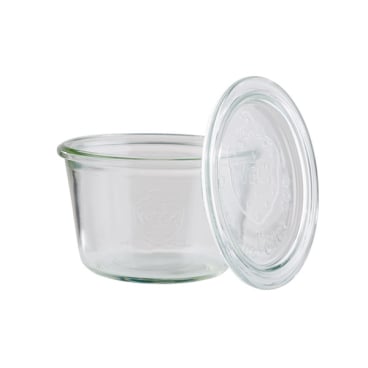 Weck-Glas mit Deckel Sturzform, 3er Set Maße (Ø x H): 11 x 7,5 cm - Bild-Darstellung des Produktes 1