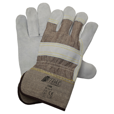 NITRAS Rindspaltlederhandschuhe 1 Paar, Größe: 11 - Bild-Darstellung des Produktes 1
