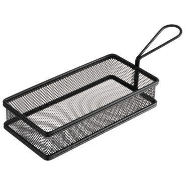 APS SNACKHOLDER Servier-Frittierkorb, black mat Maße (L x B x H): 21,5 x 10,5 x 4,5 cm - Bild-Darstellung des Produktes 1