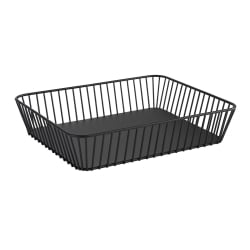 APS 15326 Brotkorb/Obstkorb „Basket, stilvoller Buffetkorb aus Metall, schwarz, 21 cm, 21 cm Höhe, Profiqualität, 21cm x 21cm APS 15326 Brotkorb/Obstkorb „Basket, stilvoller Buffetkorb aus Metall, schwarz, 21 cm, 21 cm Höhe, Profiqualität, 21cm x 21cm