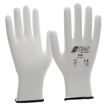 NITRAS Nylon-Handschuhe 1 Karton = 240 Paar, Größe L (8) - Bild-Darstellung des Produktes 1