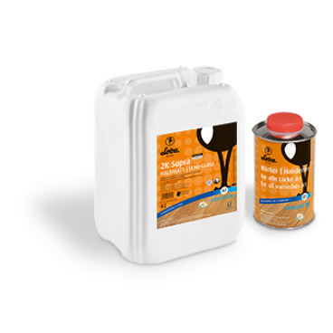 LOBADUR® 2K Supra A.T. Parkettlack, 2-teilig 1 Set = 5 Kg, Halbmatt - Bild-Darstellung des Produktes 1