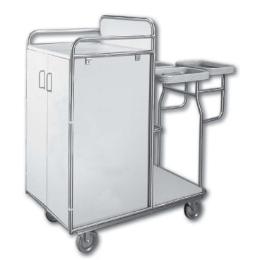 novocal Stationswagen SW 700 inkl. Hohem Frischwäscheschrank integrierter Dreifach-Sammler - Bild-Darstellung des Produktes 1